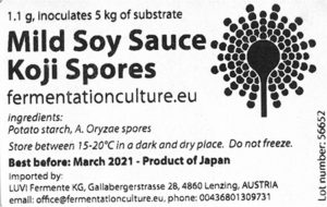Aspergillus Oryzae Sporen von fermentationculture.eu