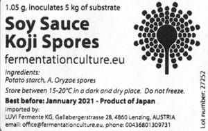 Aspergillus Oryzae Sporen von fermentationculture.eu